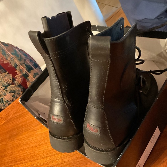 Men’s combat style boots - Picture 5 of 6